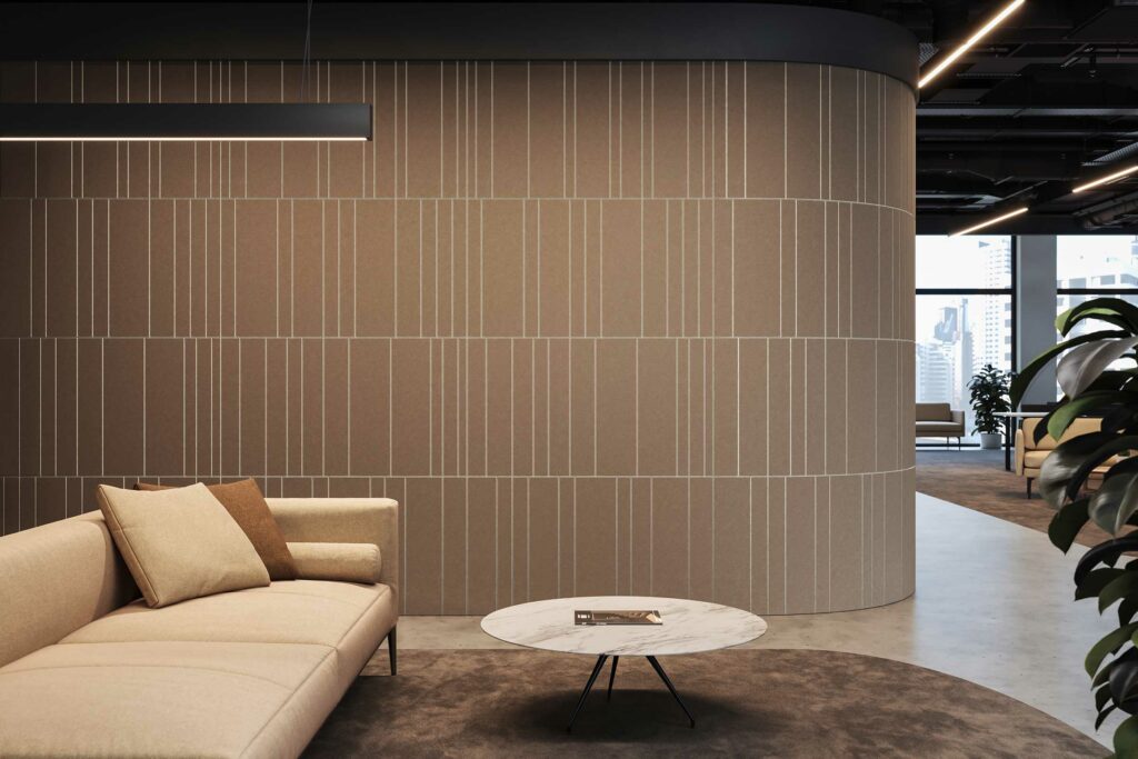 Fracture Two Tone Acoustic Wall Panels Acoufelt