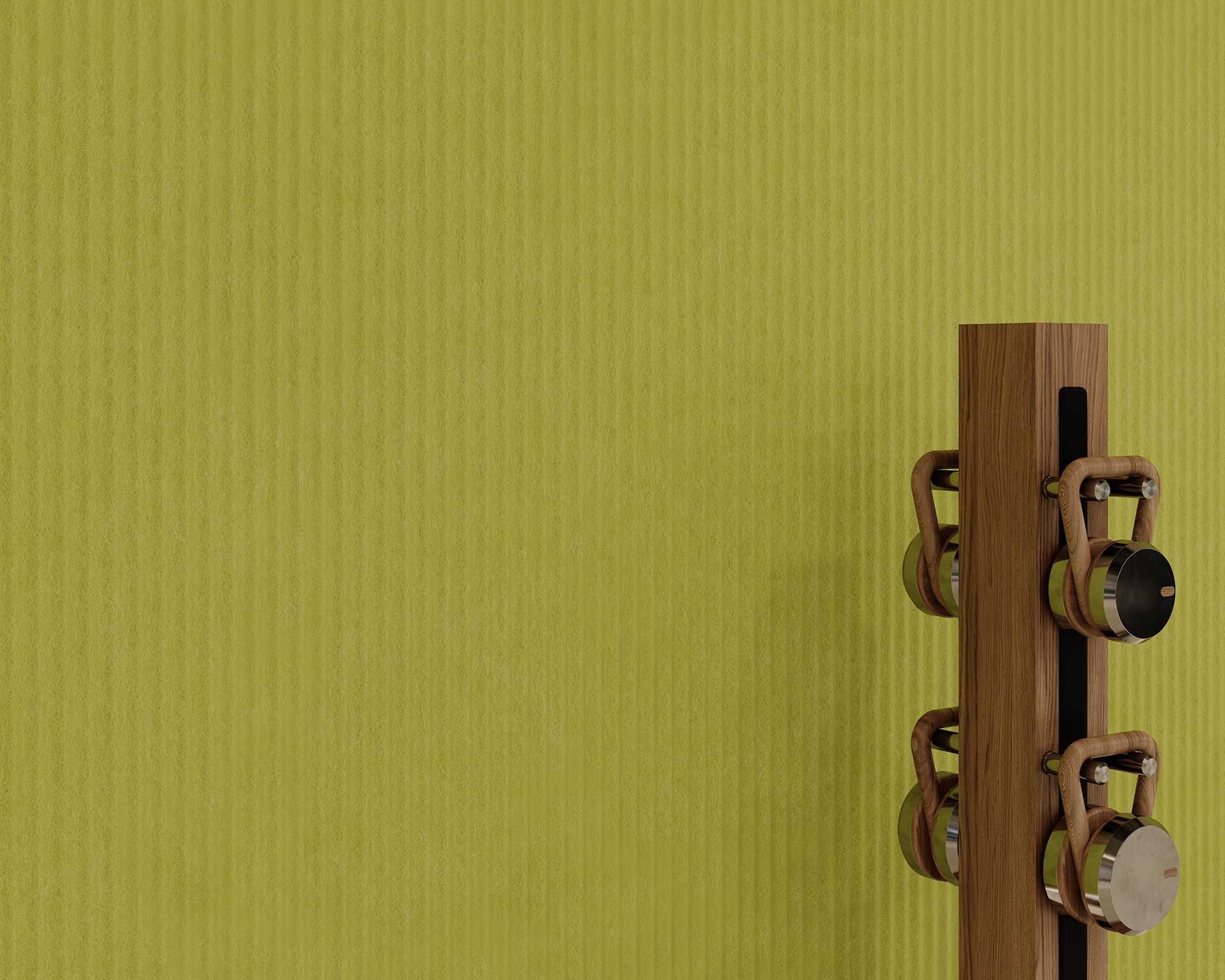 QuietForm, Ribbed B Wall Panels | Wasabi | Premier Collection