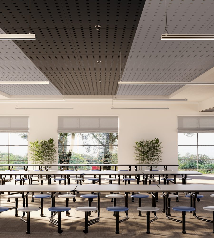 Pixel, Circle Ceiling Panels | Midnight, Periwinkle, Wheat | Premier Collection
