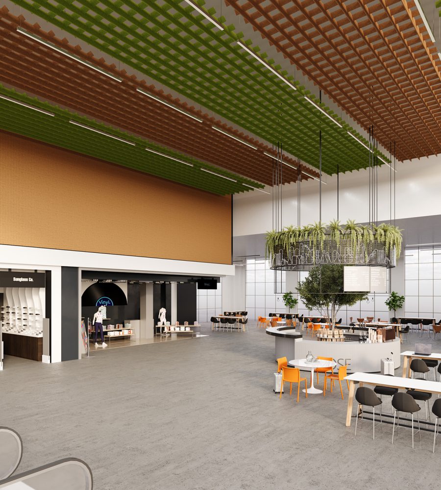 Interlace, Structure Ceiling Clouds | Wasabi, Turmeric | Premier Collection