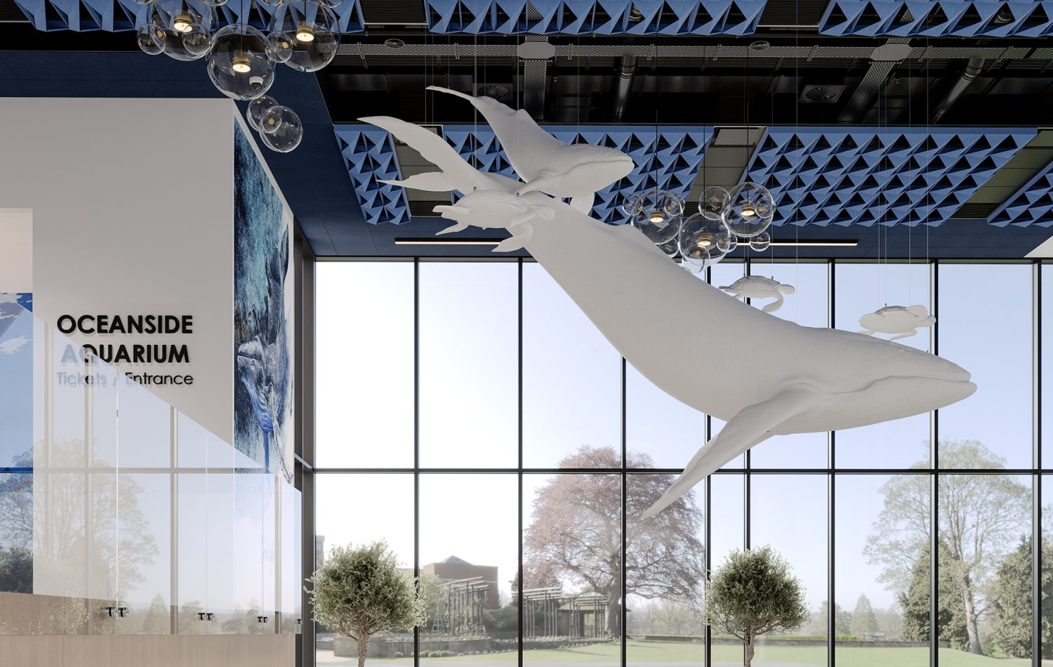 Gills, Salmon Ceiling Frames | Marine | Premier Collection