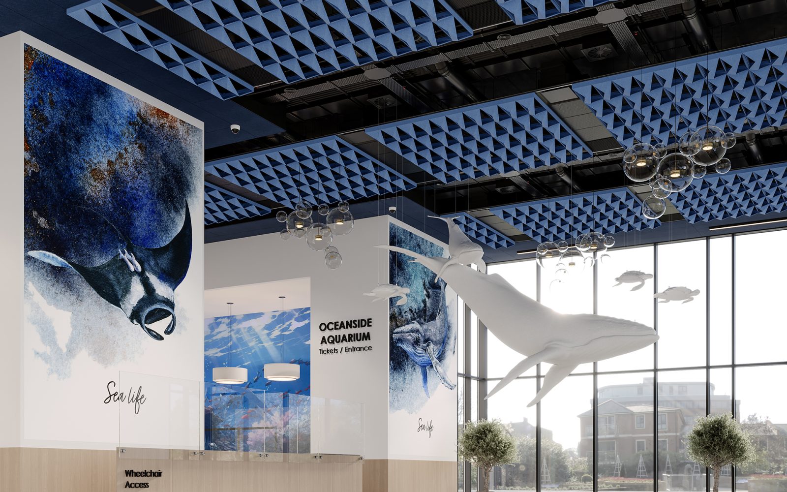 Gills, Salmon Ceiling Frames | Marine | Premier Collection