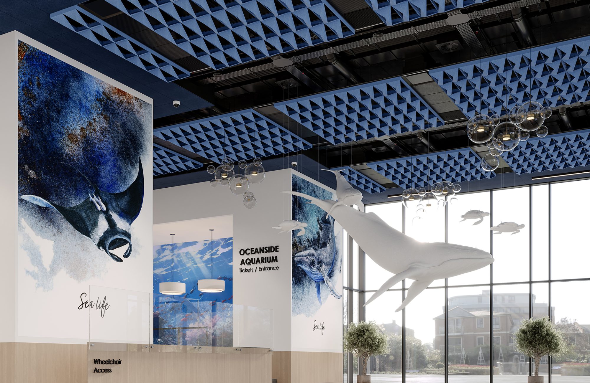 Gills, Salmon Ceiling Frames | Marine | Premier Collection