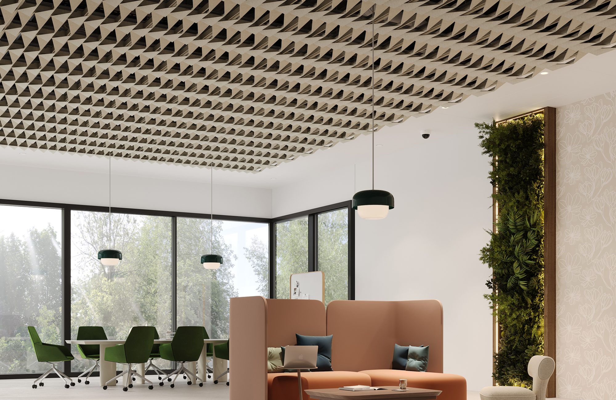 Gills, Sunfish Ceiling Frames | Almond | Premier Collection