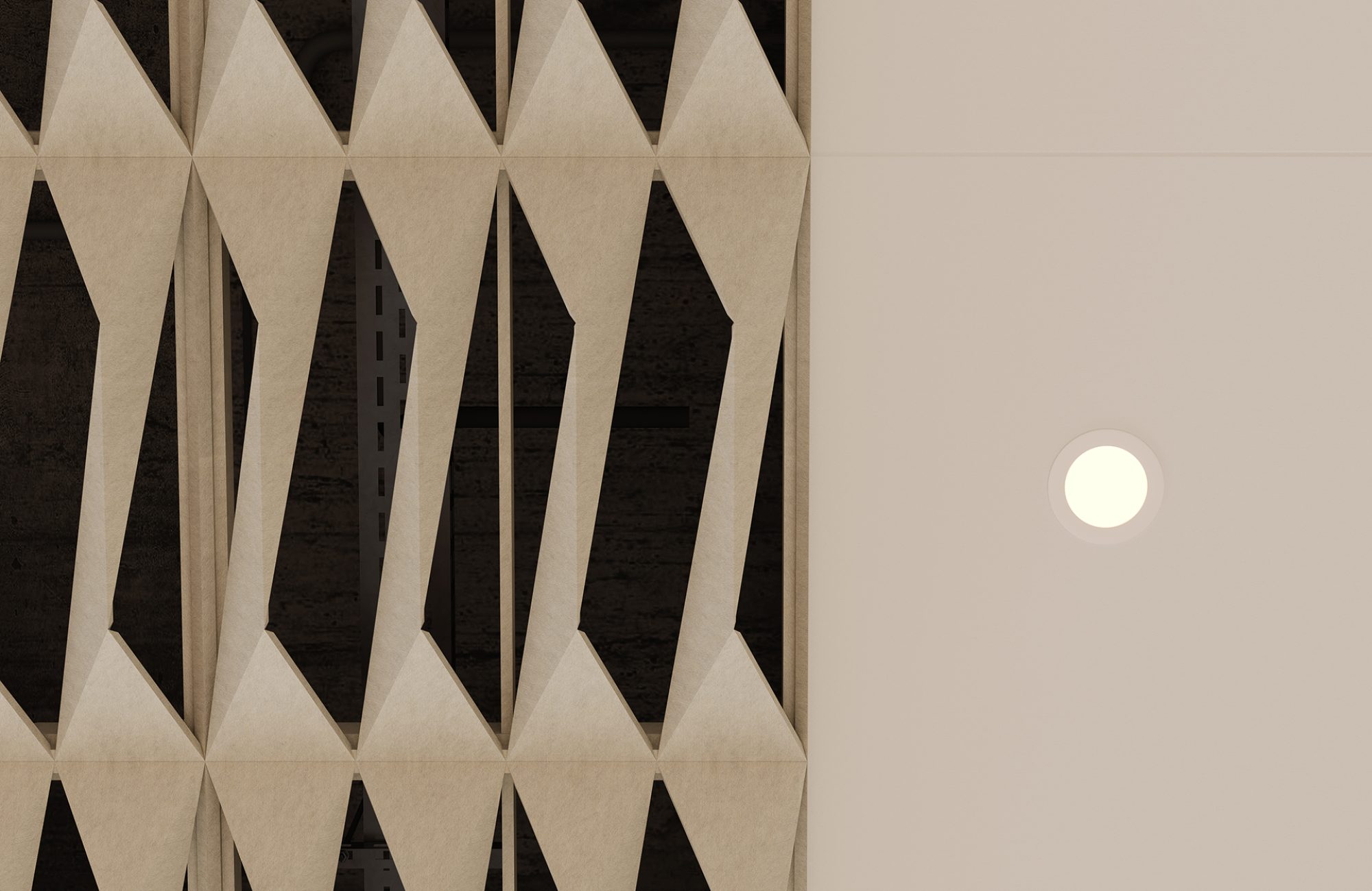 Gills, Sunfish Ceiling Frames | Almond | Premier Collection