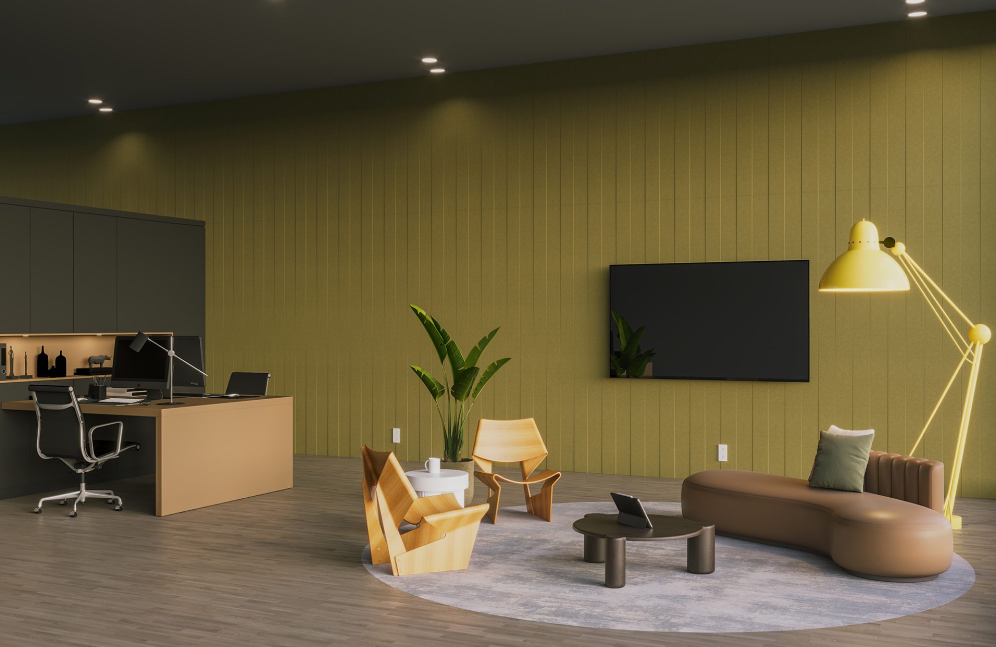 QuietForm, Pathway Wall Panels | Eucalyptus | Premier Collection