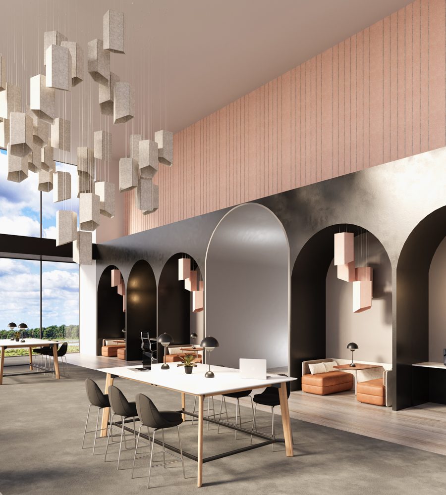 Pendant, Pentagon Ceiling Clouds | Milkyway | Premier Collection