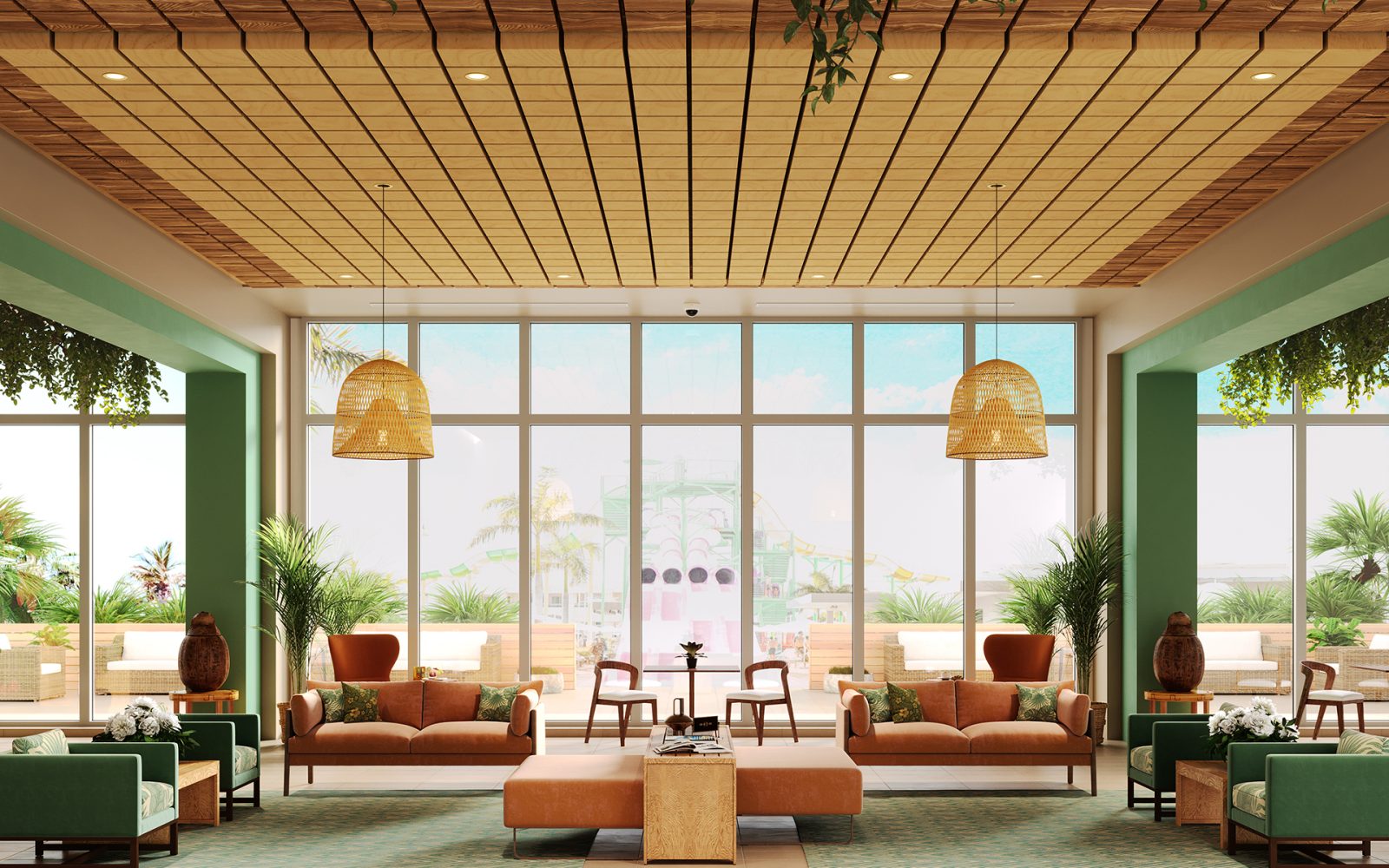 Vista, Desert Ceiling Frames | Baltic Birch, European Larch | WoodGrain Collection