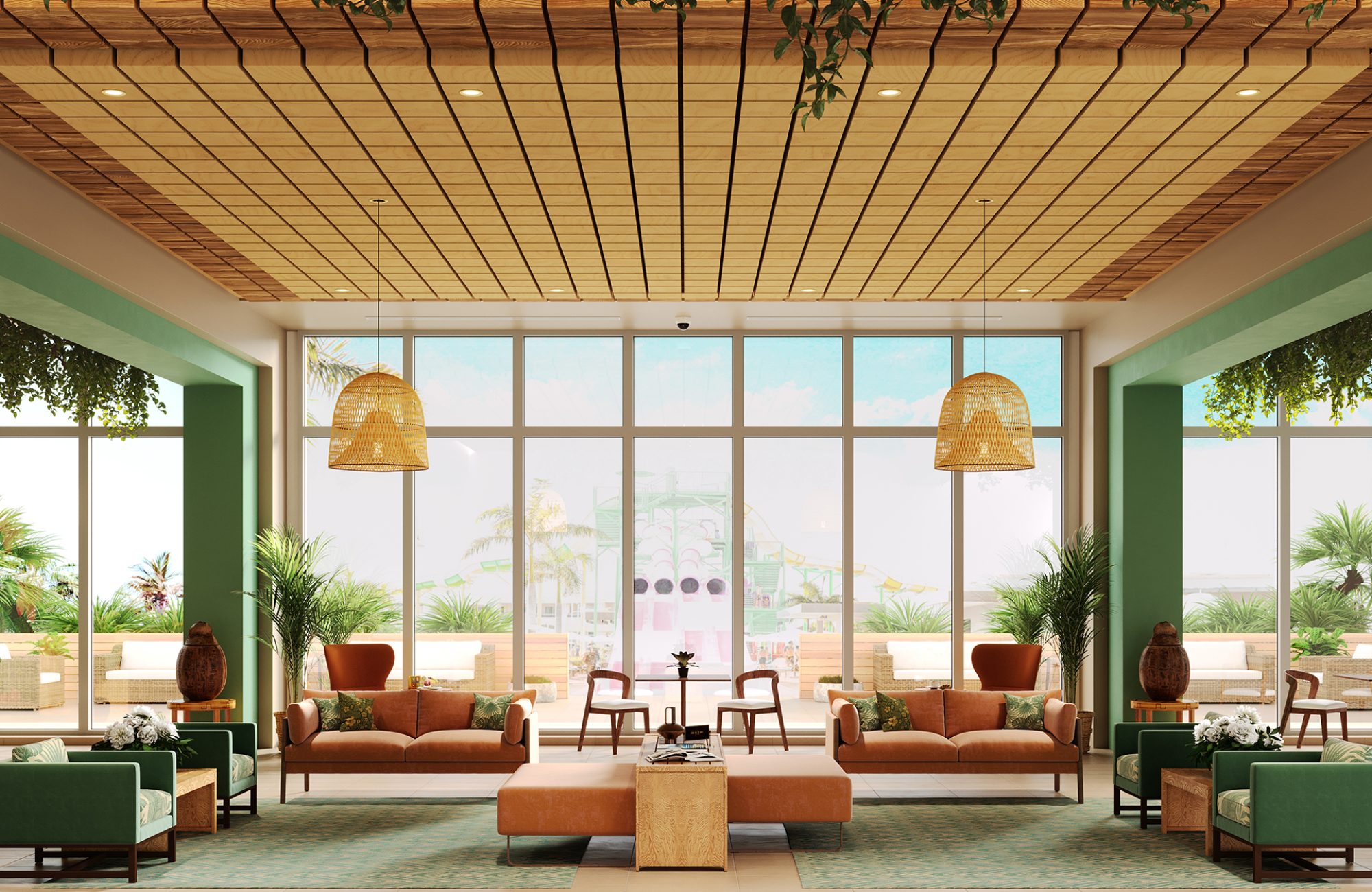 Vista, Desert Ceiling Frames | Baltic Birch, European Larch | WoodGrain Collection