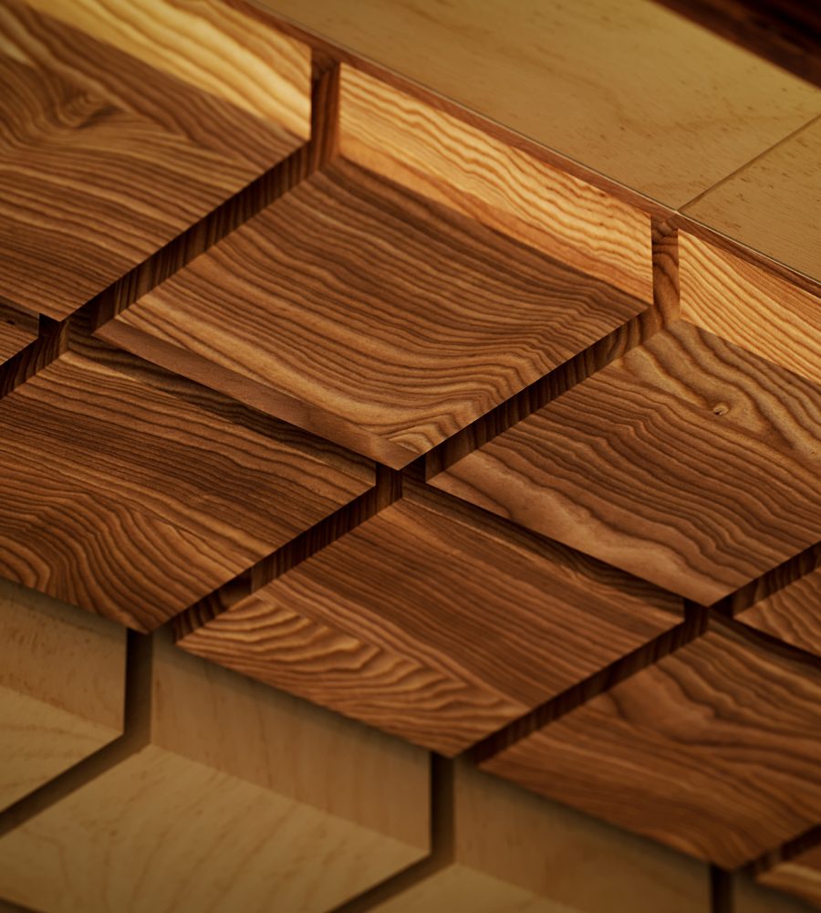 Vista, Desert Ceiling Frames | Baltic Birch, European Larch | WoodGrain Collection