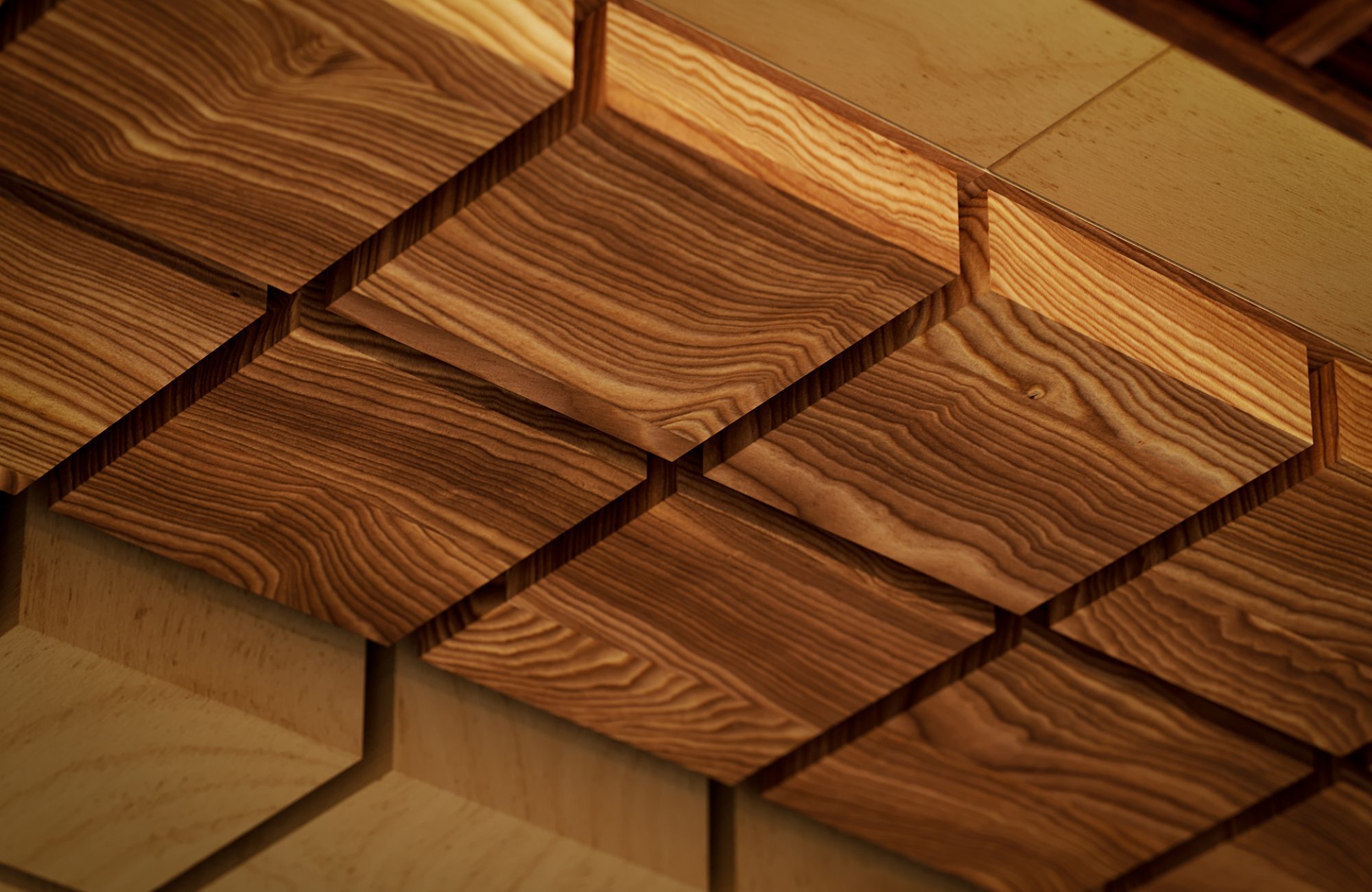 Vista, Desert Ceiling Frames | Baltic Birch, European Larch | WoodGrain Collection