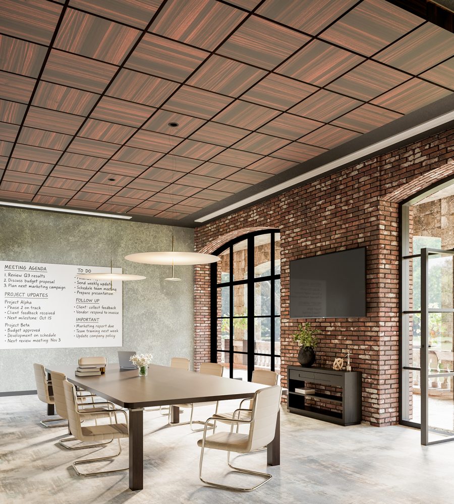 Vista, Box Ceiling Frames | Teak | WoodGrain Collection