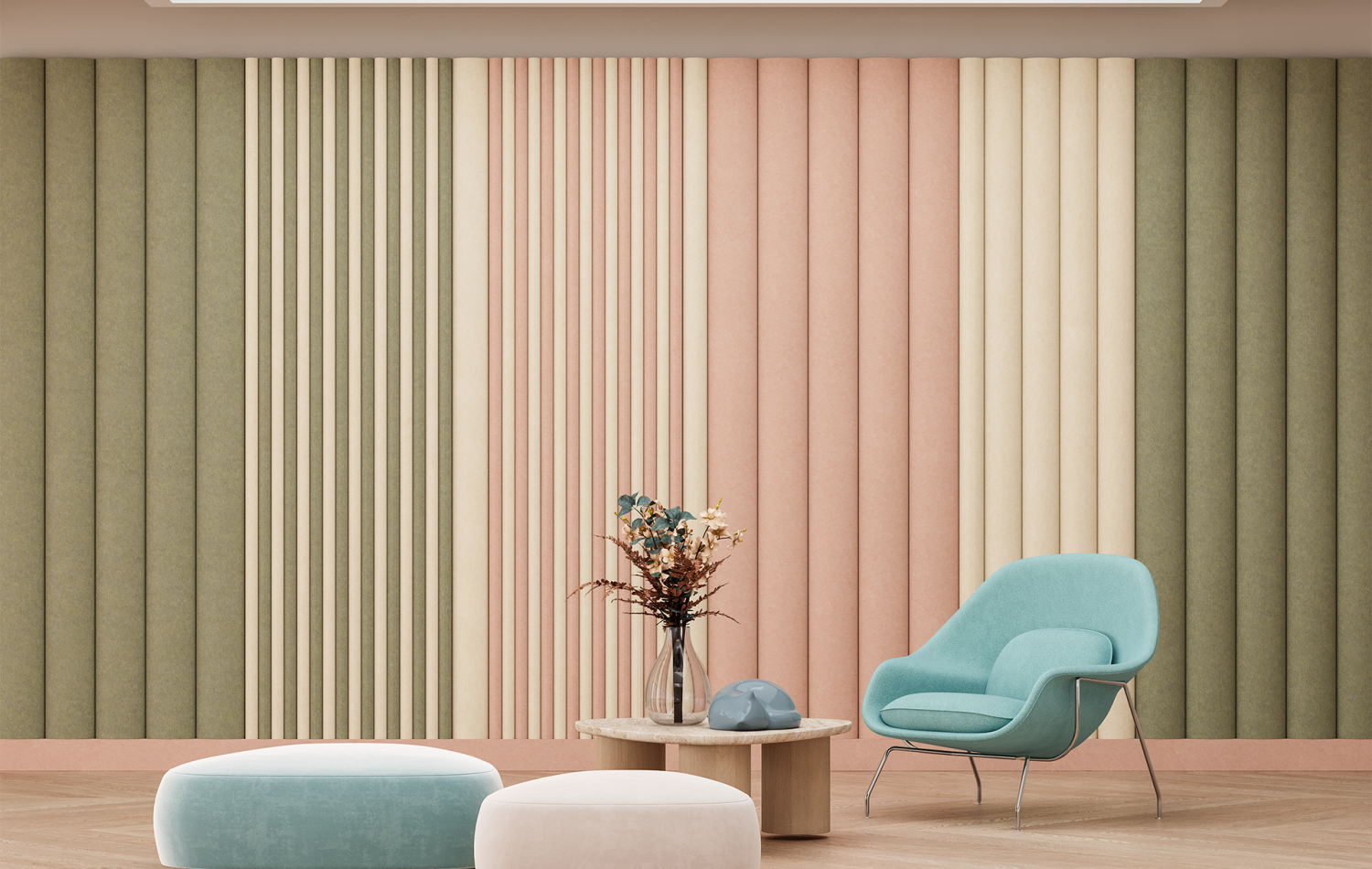 Filter Wall Panels, Bars | Pearl, Pistachio, Valentine | Premier Collection