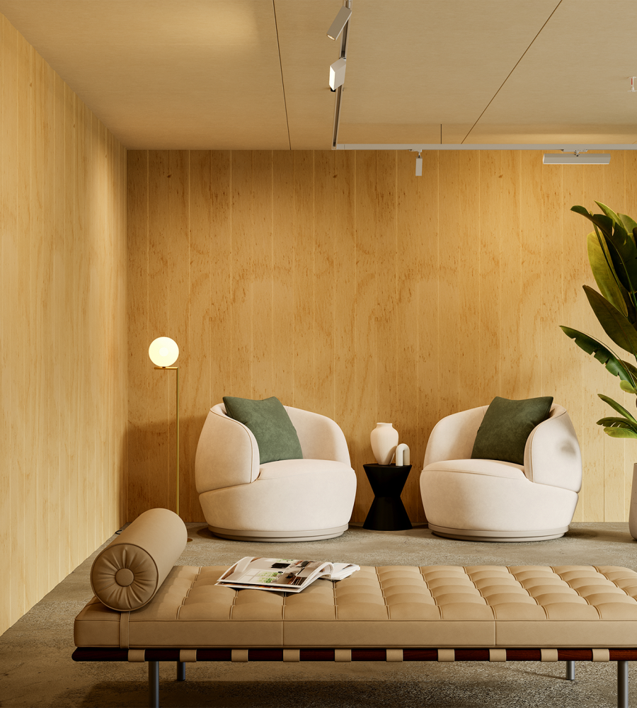 QuietForm, Pathway Wall Panels | Baltic Birch | WoodGrain Collection