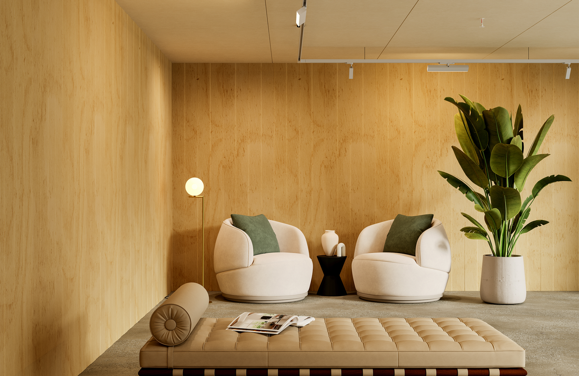 QuietForm, Pathway Wall Panels | Baltic Birch | WoodGrain Collection