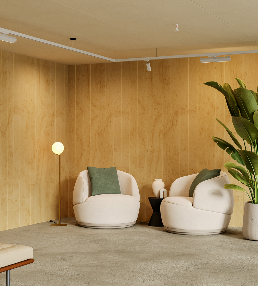 QuietForm, Pathway Wall Panels | Baltic Birch | WoodGrain Collection