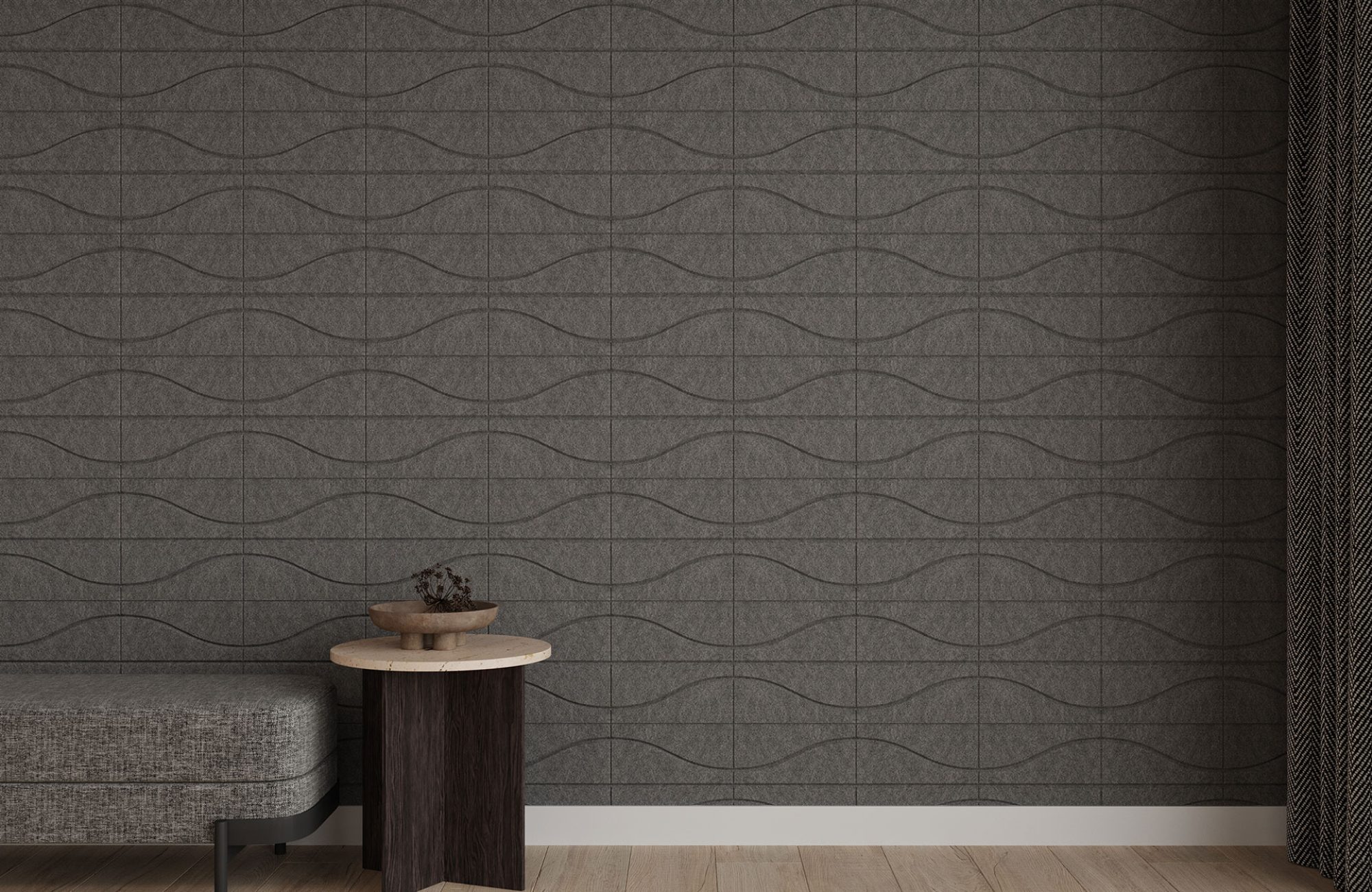 Fracture Tiles, Swell | Slate | Premier Collection