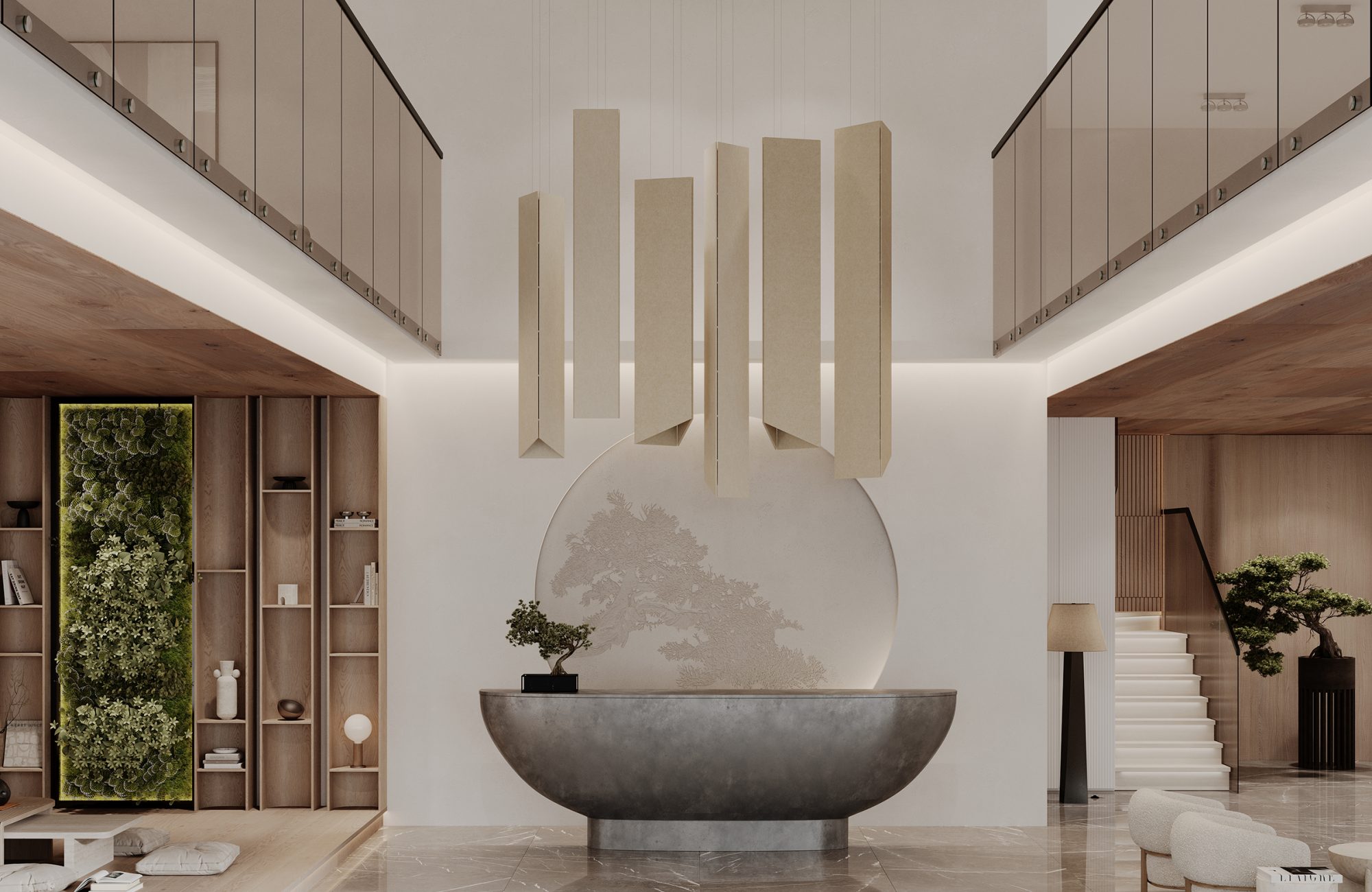 Pendant, Triangle Ceiling Clouds | Popcorn, Turmeric, Carrot, Peach, Periwinkle, Granite, Peacock, Sea Salt | Premier Collection