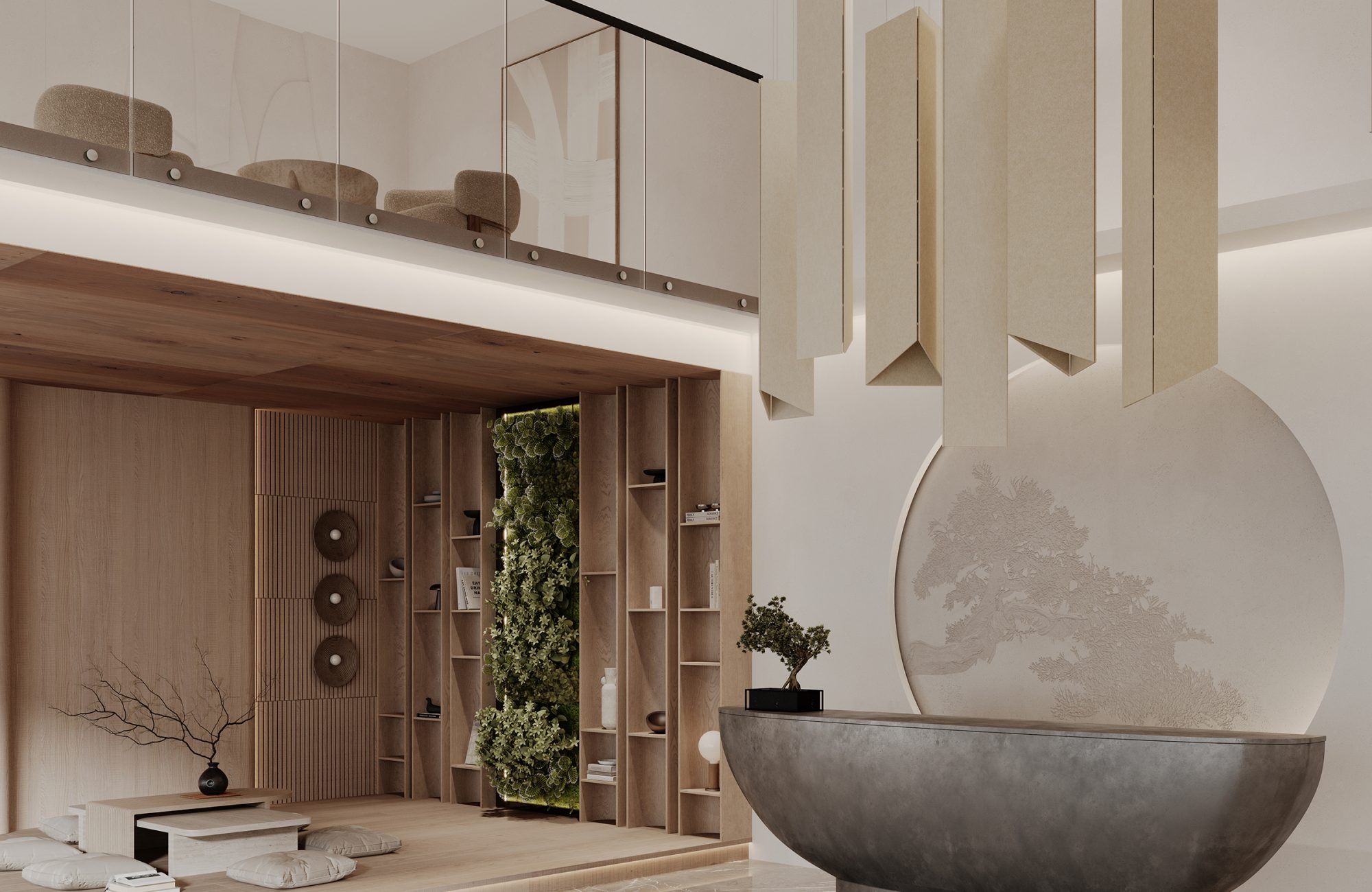 Pendant, Triangle Ceiling Clouds | Popcorn, Turmeric, Carrot, Peach, Periwinkle, Granite, Peacock, Sea Salt | Premier Collection