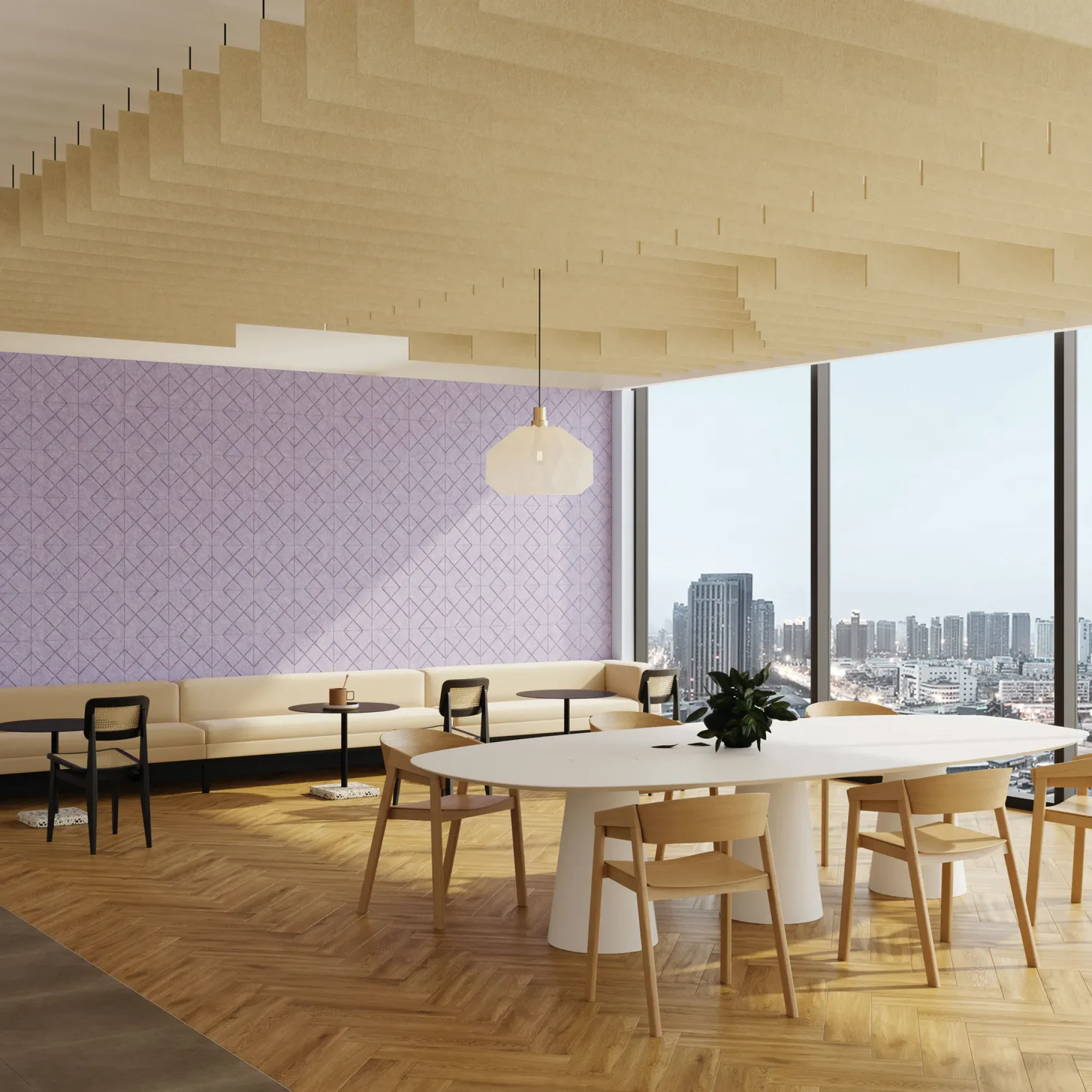 Acoufelt_Ceiling_Single-Blade-Baffle-2_Ivory-2