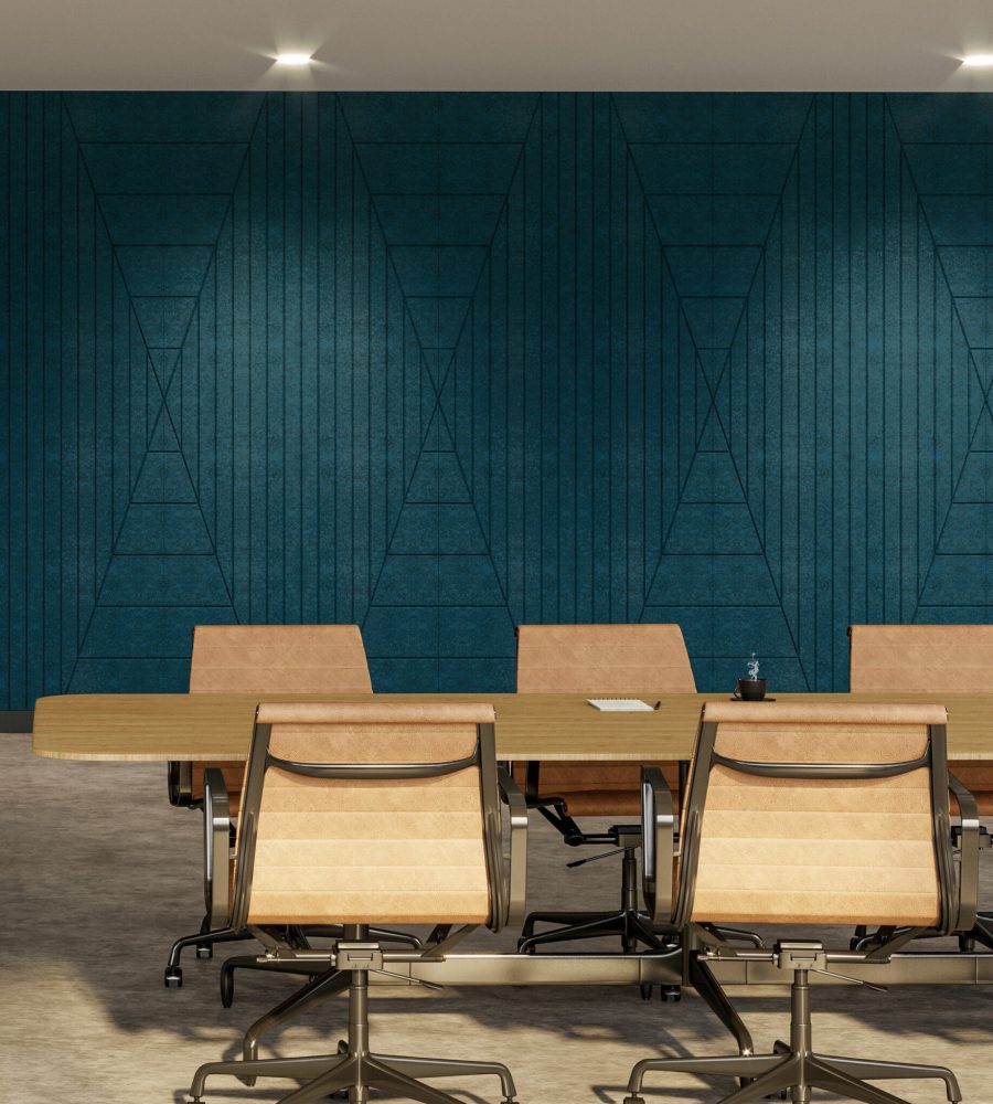 Fracture Wall Panel, Harlequin | Denim | Premier Collection