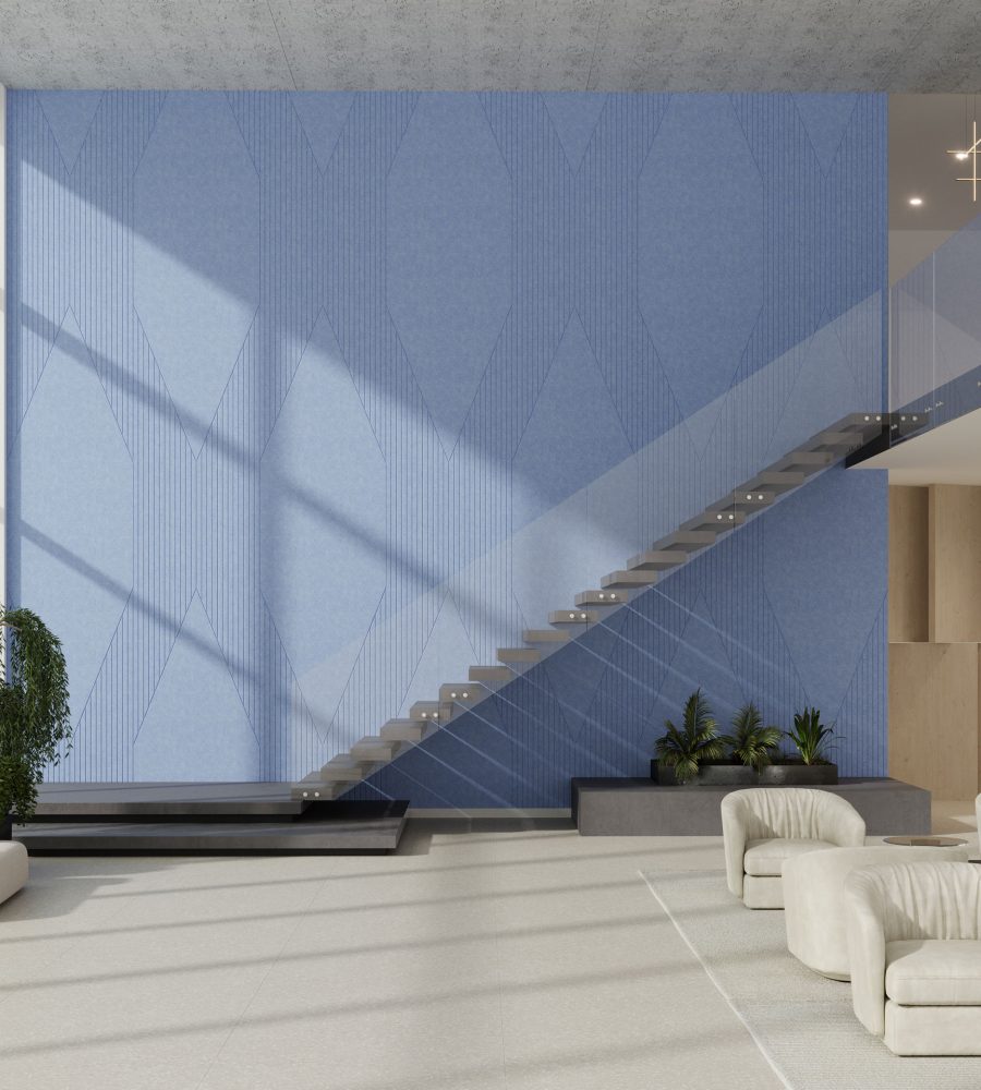 Fracture Wall Panel, Summit | Periwinkle | Premier Collection
