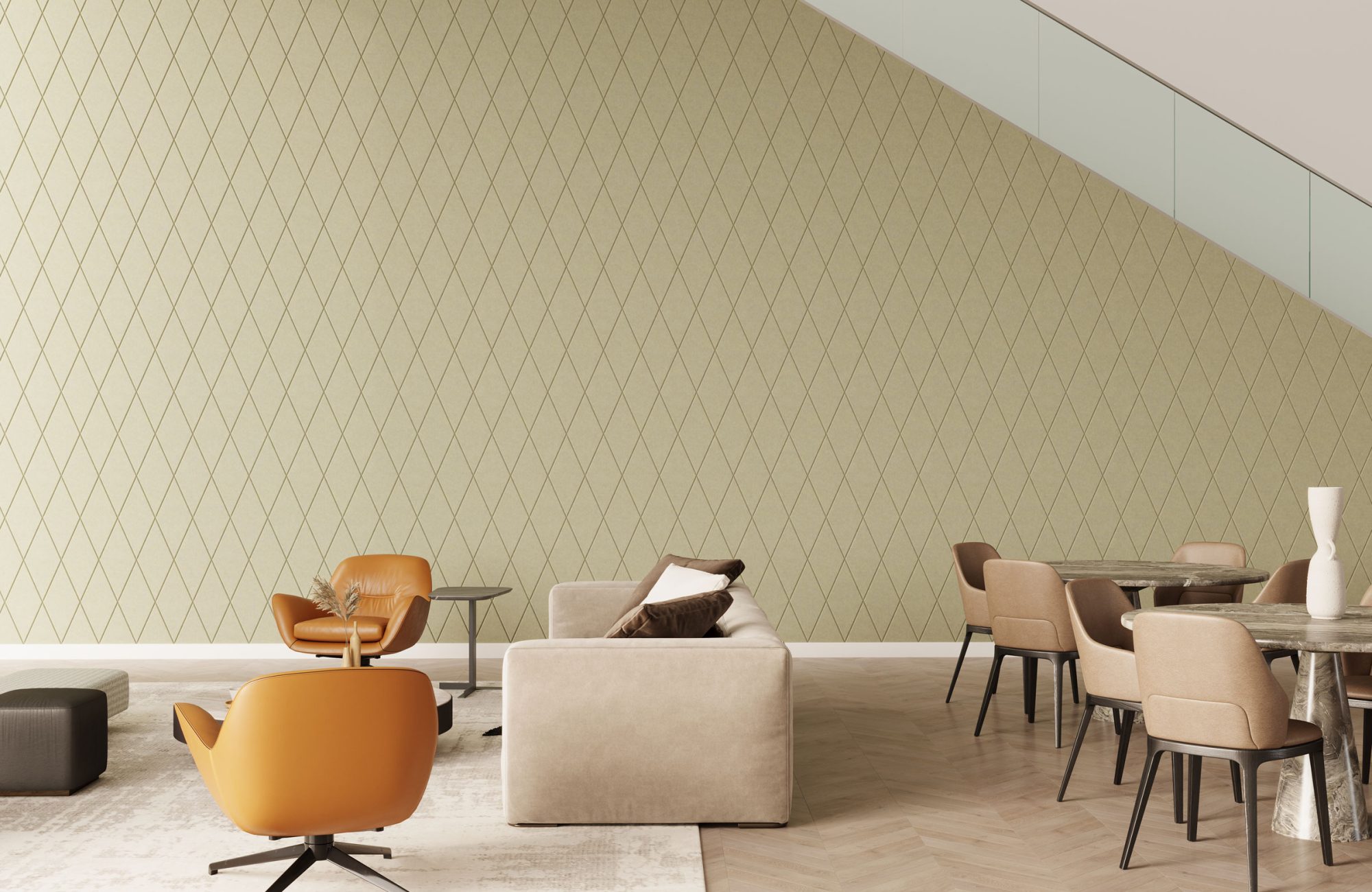 Fracture Wall Panel, Trellis | Pistachio | Premier Collection