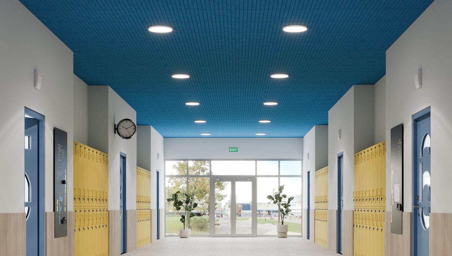 Fracture, Cabin Ceiling Panels | Azure | Premier Collection
