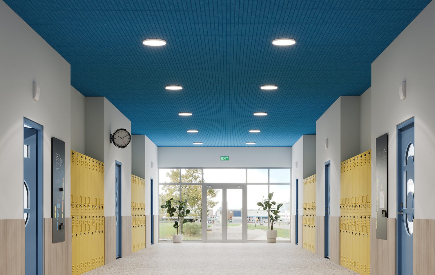 Fracture, Cabin Ceiling Panels | Azure | Premier Collection