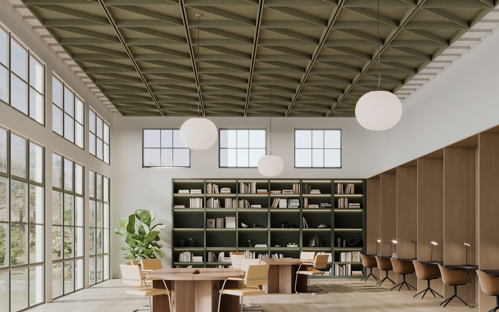 Recess, Cleft Ceiling Frames | Eucalyptus | Premier Collection