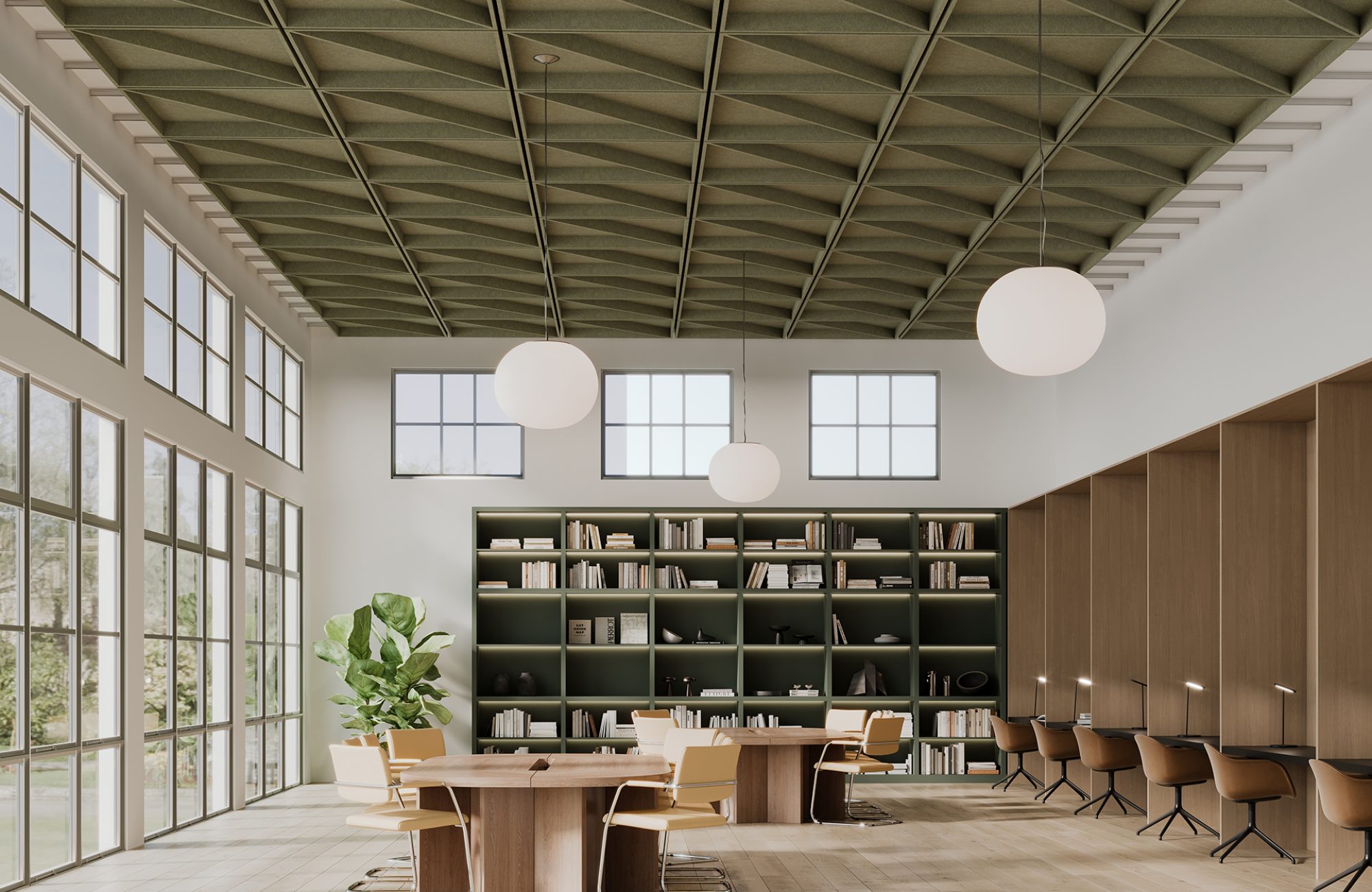 Recess, Cleft Ceiling Frames | Eucalyptus | Premier Collection