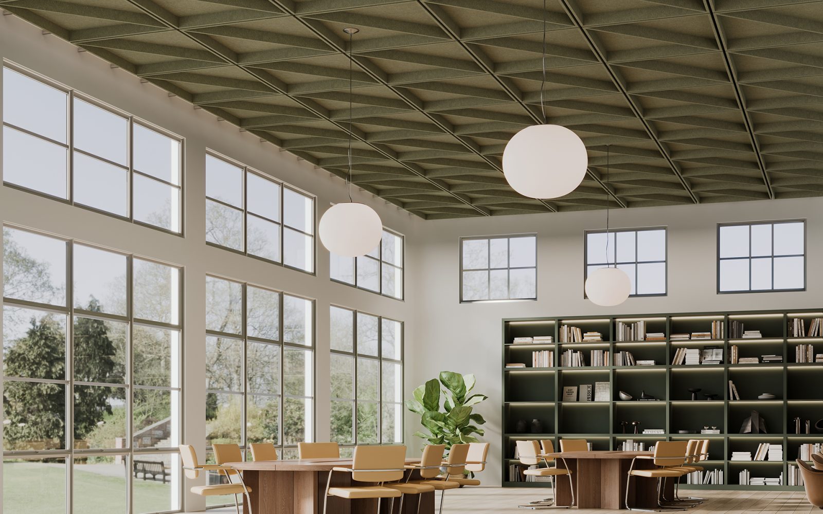 Recess, Cleft Ceiling Frames | Eucalyptus | Premier Collection