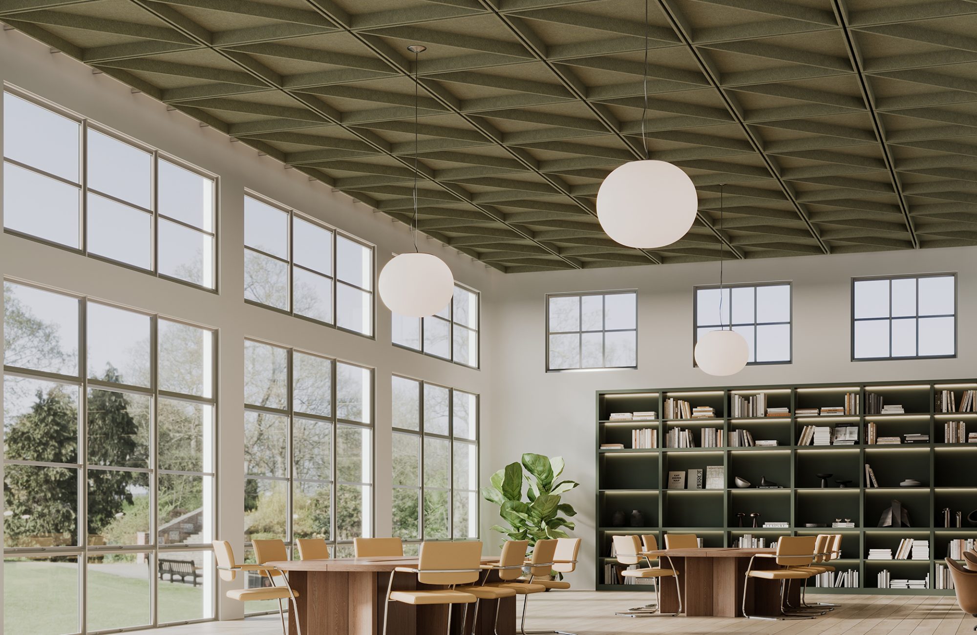Recess, Cleft Ceiling Frames | Eucalyptus | Premier Collection