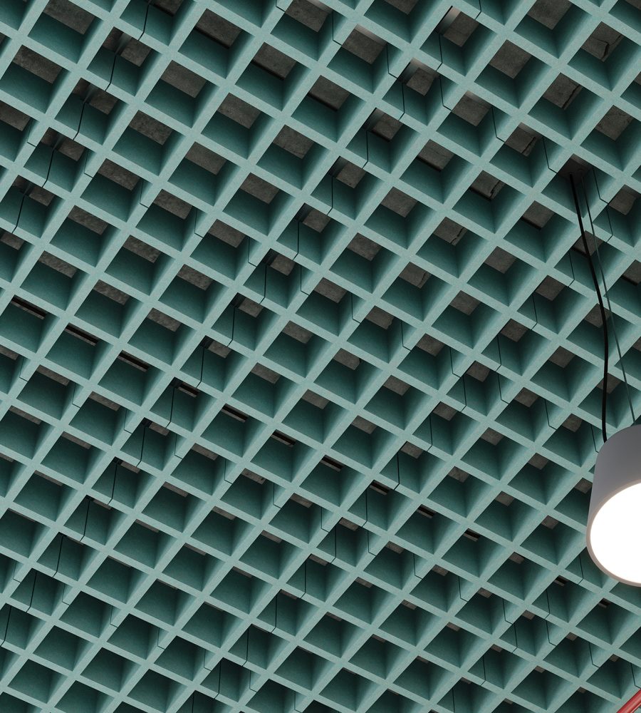 Woven, Pincheck Ceiling Frames | Sea Salt | Premier Collection