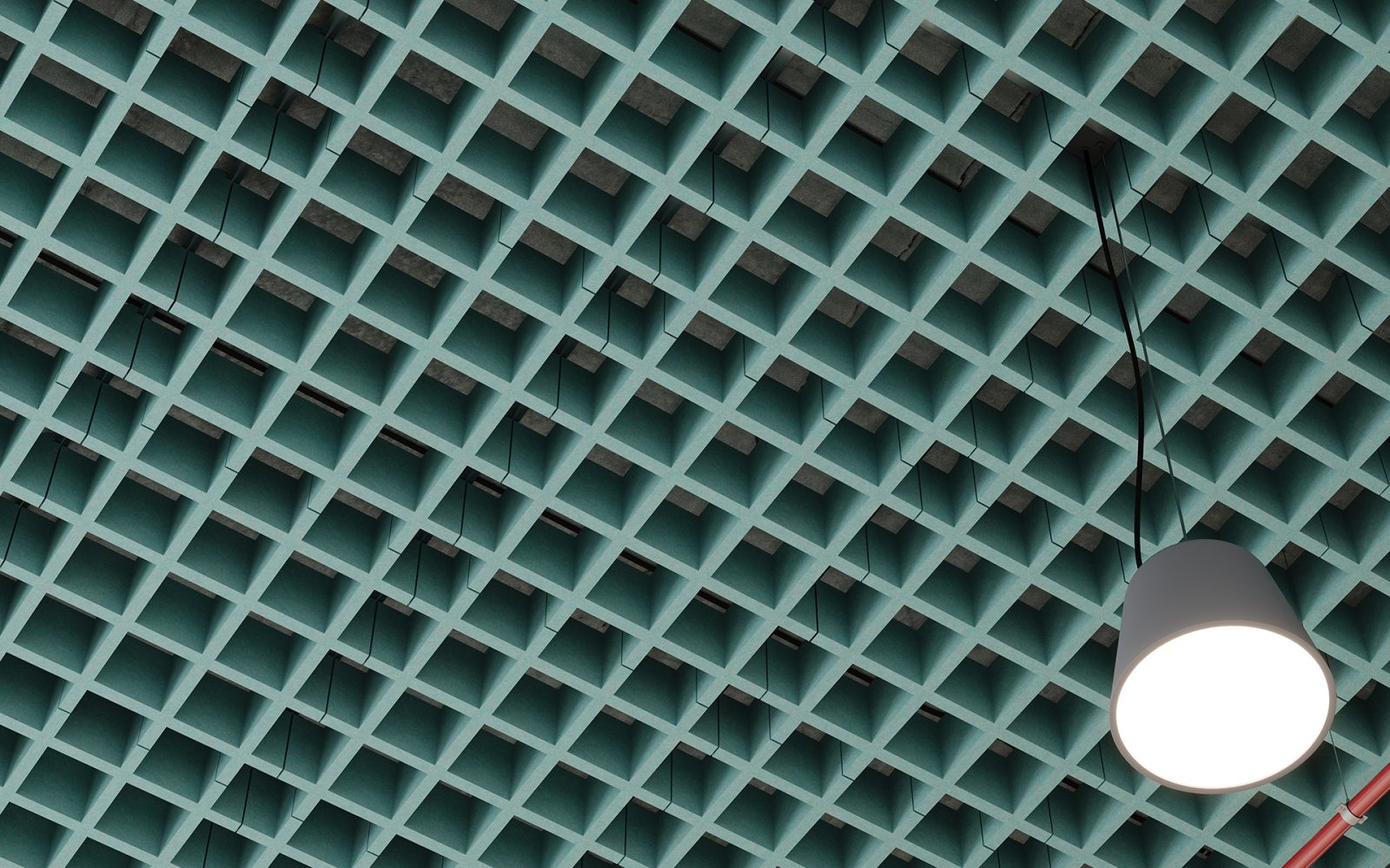 Woven, Pincheck Ceiling Frames | Sea Salt | Premier Collection