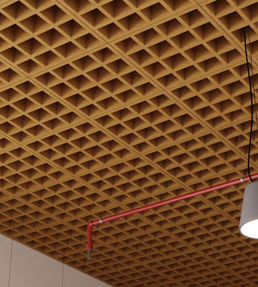 Woven, Tattersall Ceiling Frames | Turmeric | Premier Collection
