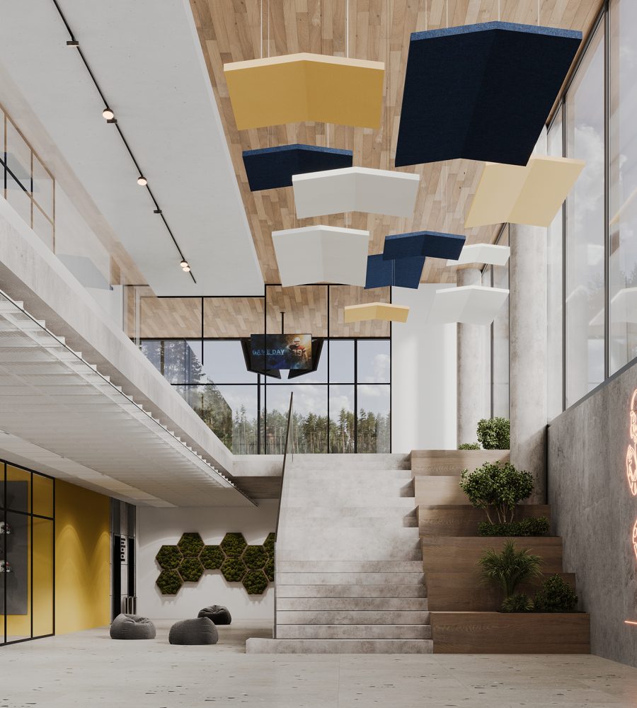 Rooftop, Gable Ceiling Clouds | Midnight, White, Popcorn | Premier Collection