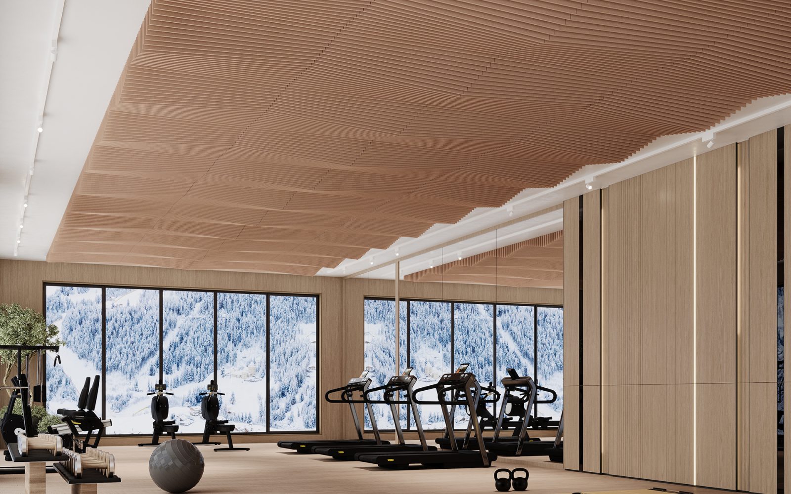 Rail, Lines Ceiling Frames | Quartz | Premier Collection