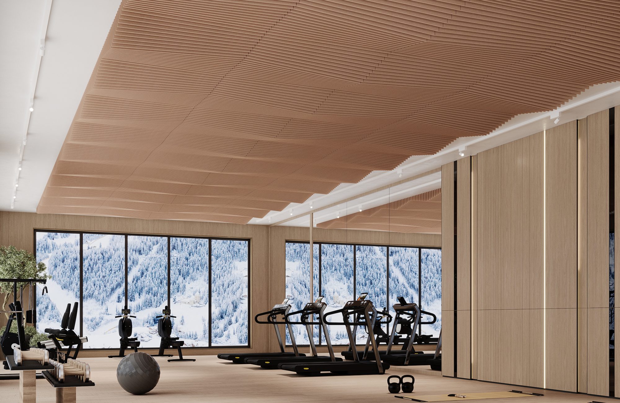 Rail, Lines Ceiling Frames | Quartz | Premier Collection
