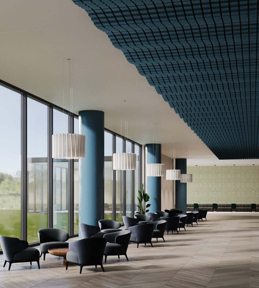 Mountain Vista Ceiling Frames | Denim | Premier Collection