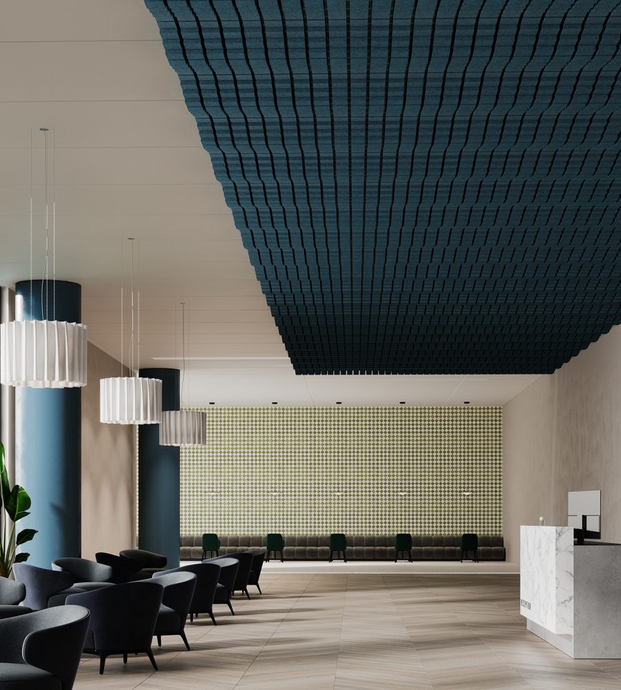 Mountain Vista Ceiling Frames | Denim | Premier Collection