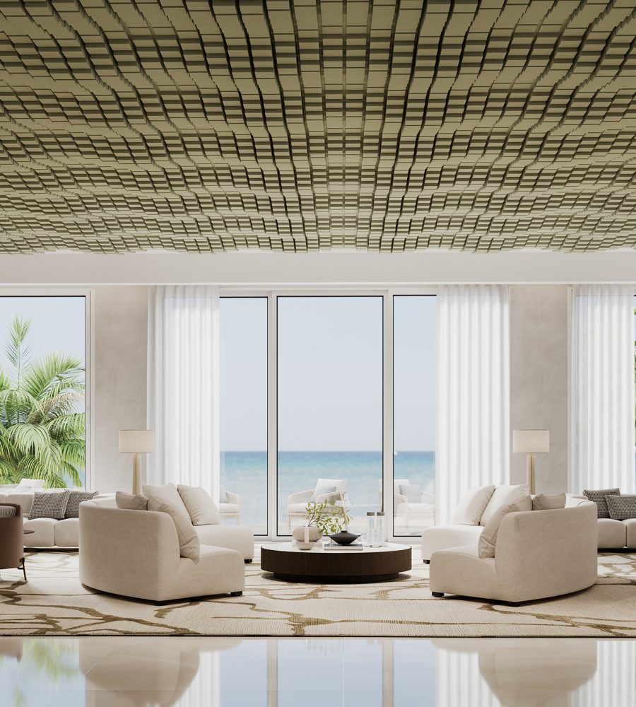 Vista, Oceanic Ceiling Frames | Celery | Premier Collection