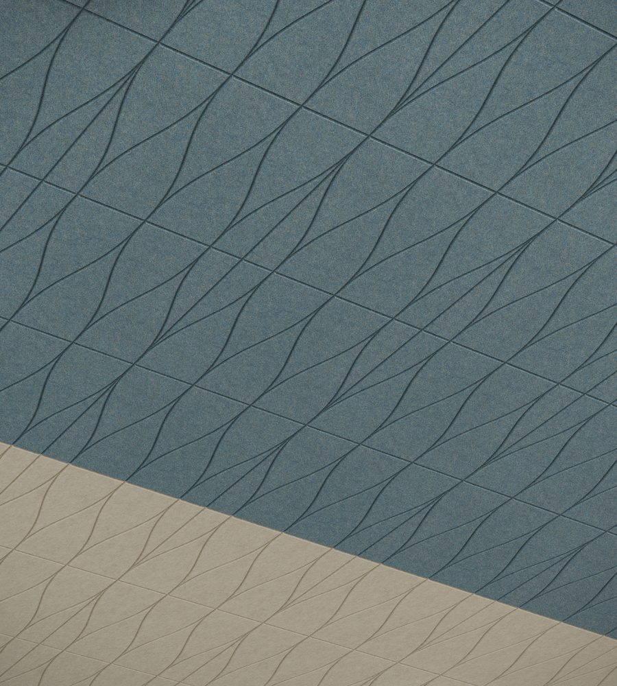 Fracture, Ornamental Ceiling Panels | Stonewash, Almond | Premier Collection