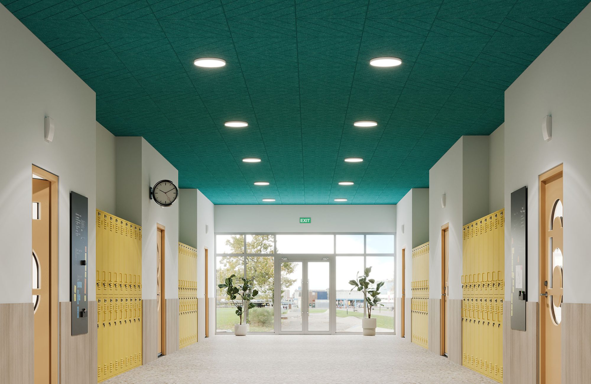 Fracture, Rays Ceiling Panels | Peacock | Premier Collection