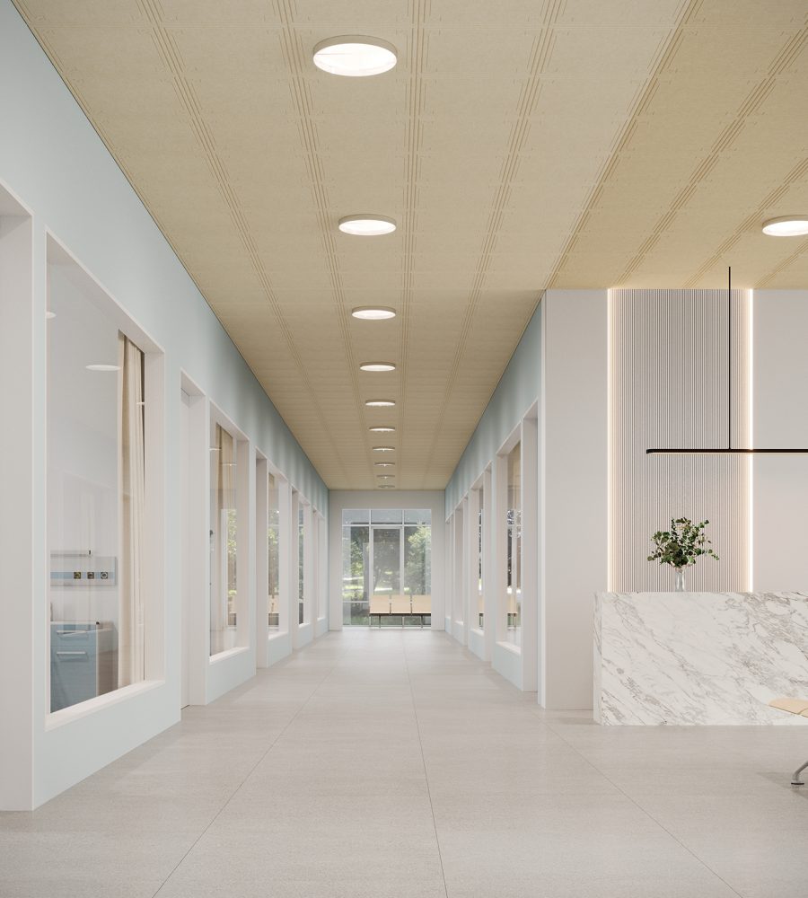 Fracture, Stamped Ceiling Panels | Pearl, Ivory | Premier Collection