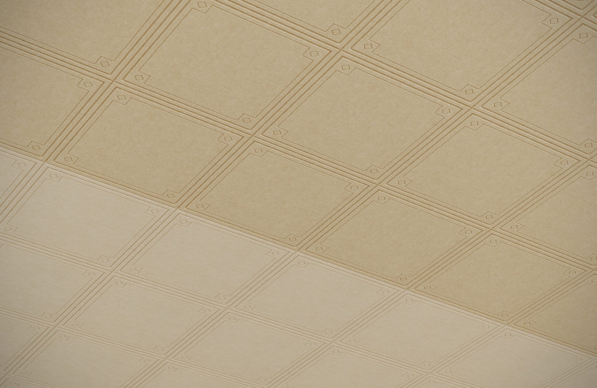 Fracture, Stamped Ceiling Panels | Pearl, Ivory | Premier Collection