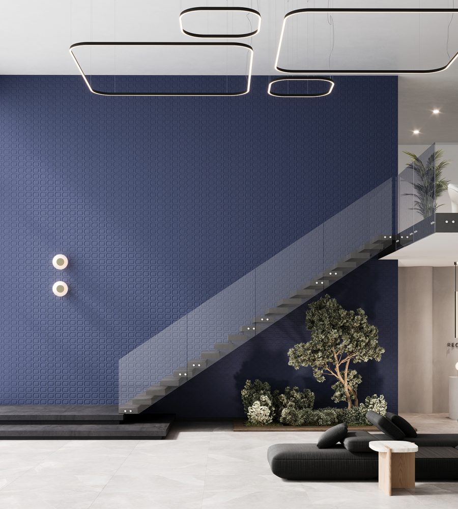 QuietForm, Dewdrops Wall Panels | Granite | Premier Collection