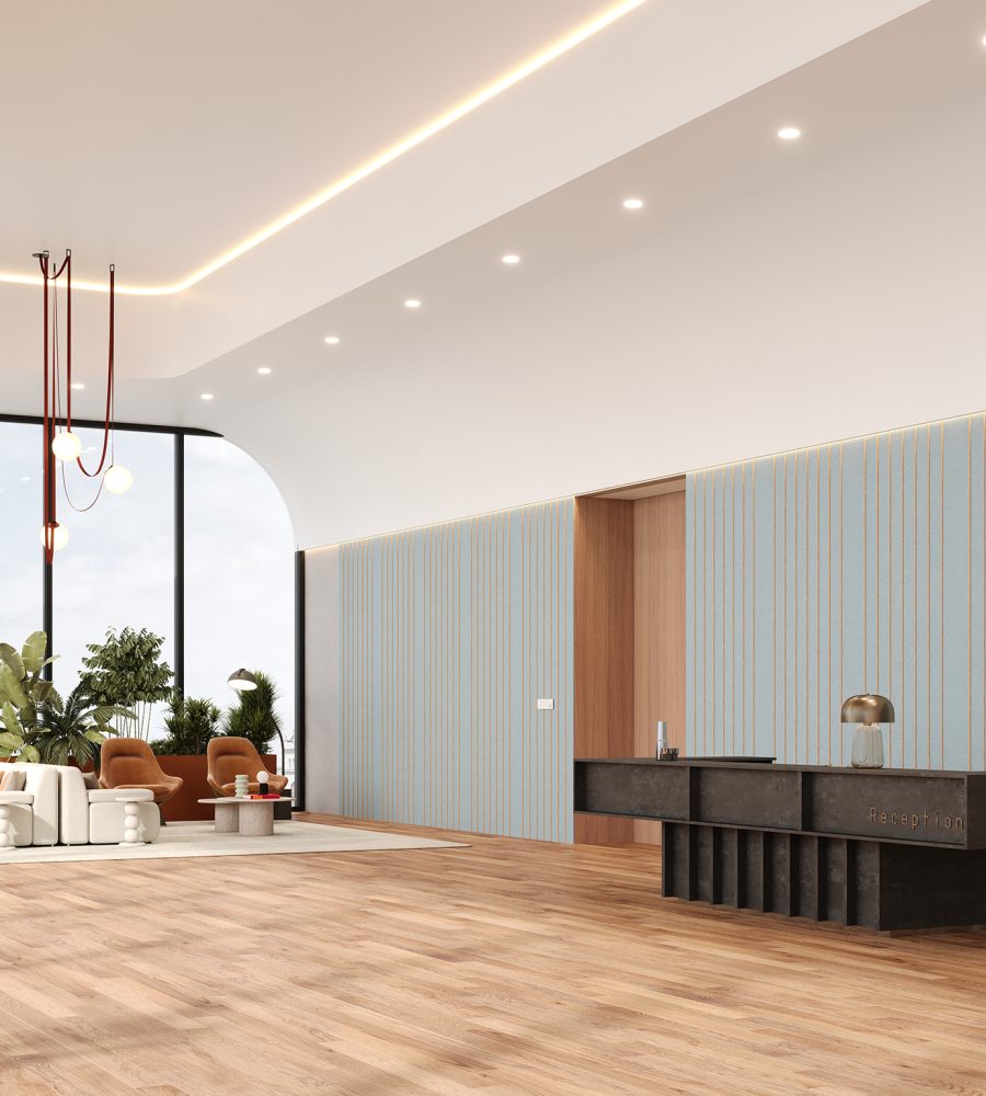 Spine Wall Panels, Bars A | Stonewash, Peach | Premier Collection