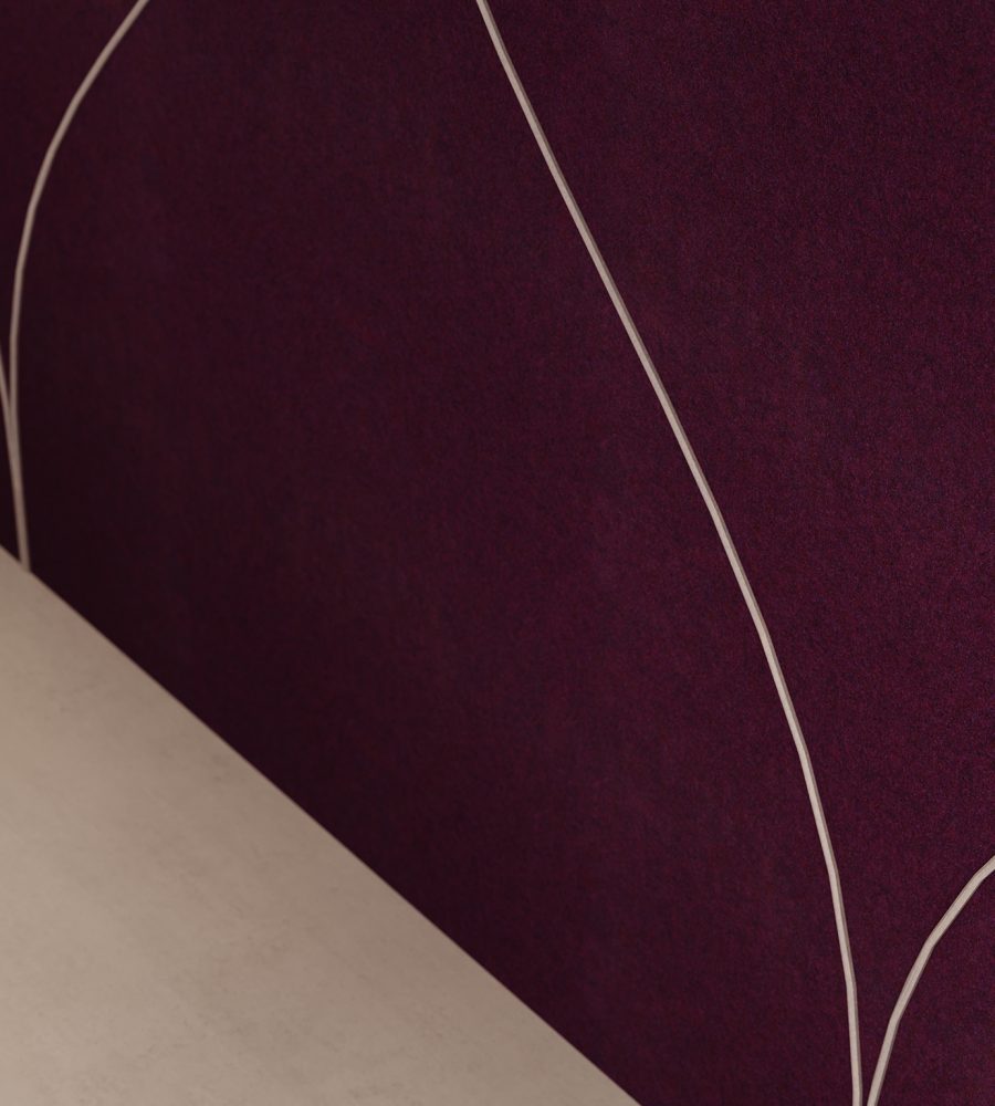Spine Wall Panels, Tulip B | Shiraz, Amethyst | Premier Collection