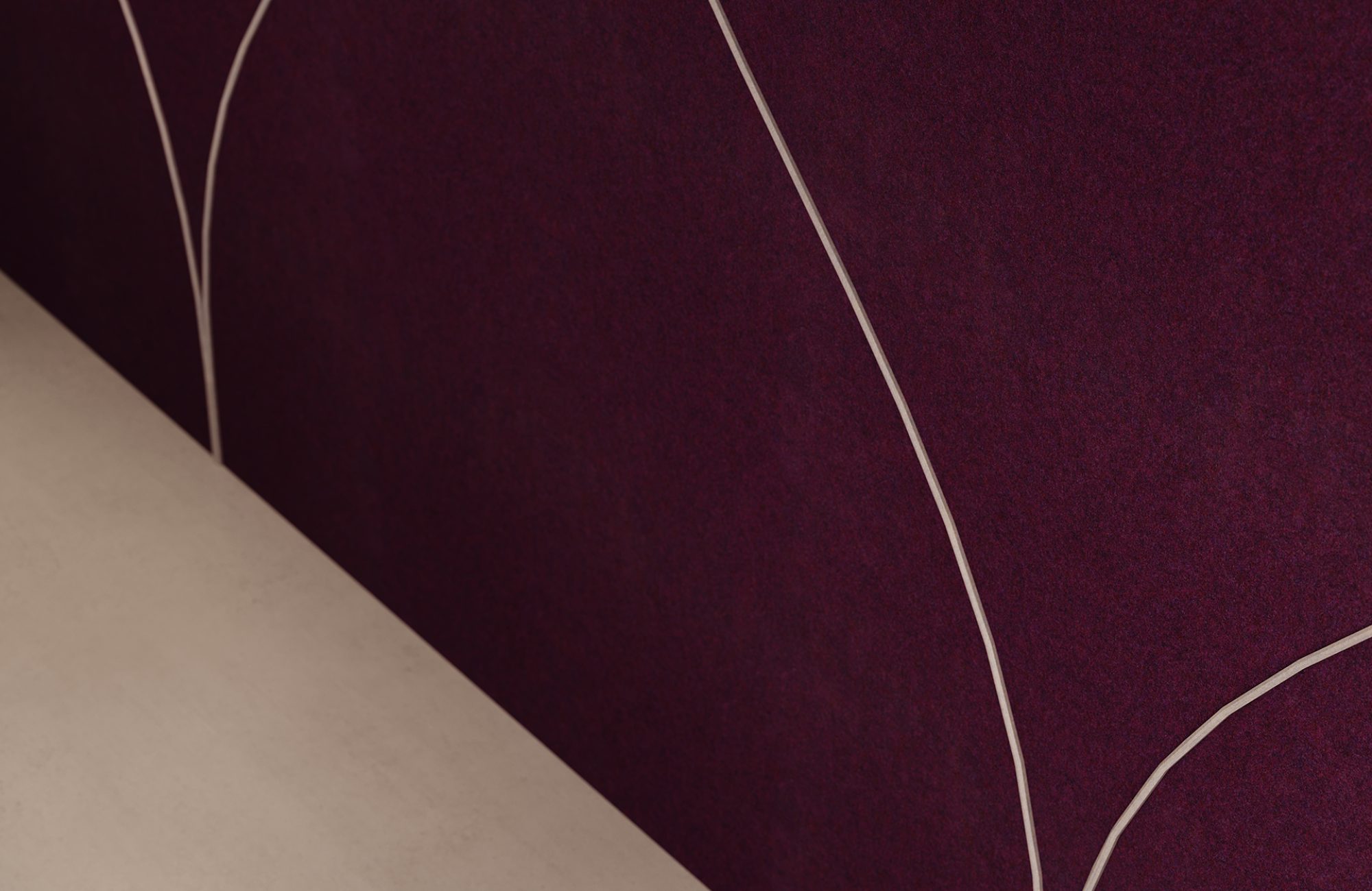 Spine Wall Panels, Tulip B | Shiraz, Amethyst | Premier Collection